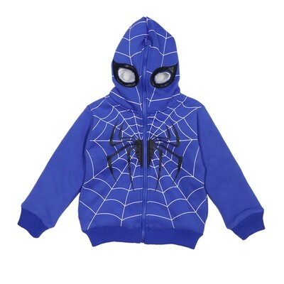 Veste Spider-Man bleu doublé