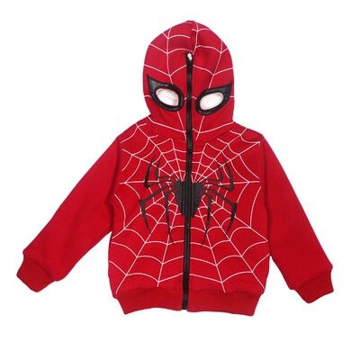 Veste Spider-Man rouge doublé