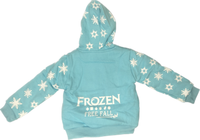 Veste Reine des Neiges turquoise doublé