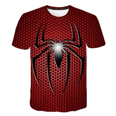 Chandail T-Shirt Spider-Man- Rouge