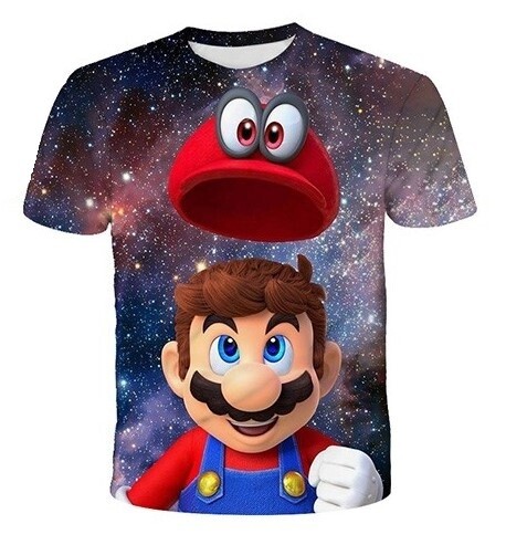 Chandail T-Shirt Super Mario Bros - Chapeau
