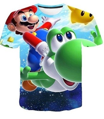 Chandail T-Shirt Super Mario Bros et Yoshie