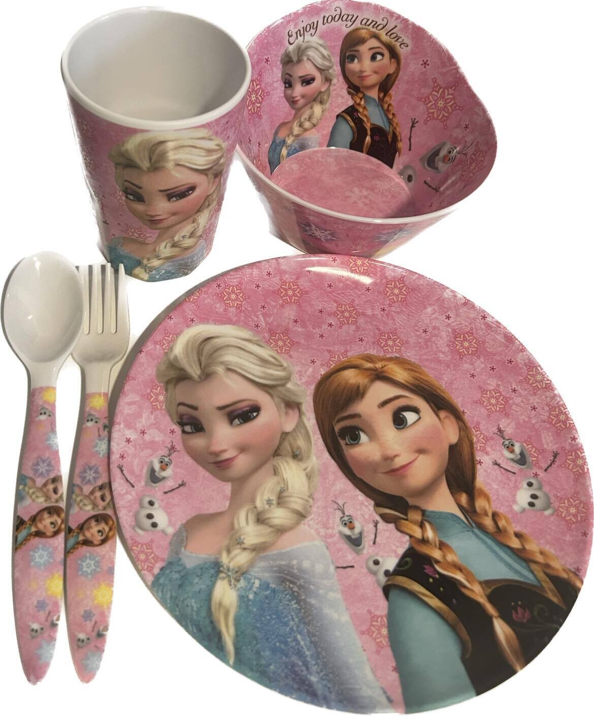 Ensemble 5 Mcx en Mélamine pour les Repas