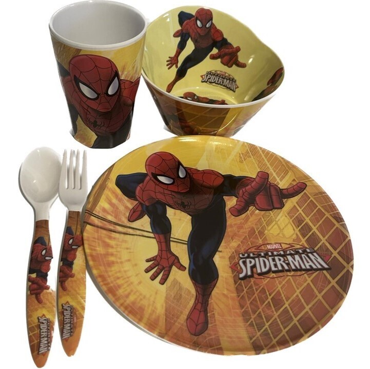 Ensemble 5 Mcx en Mélamine pour les Repas