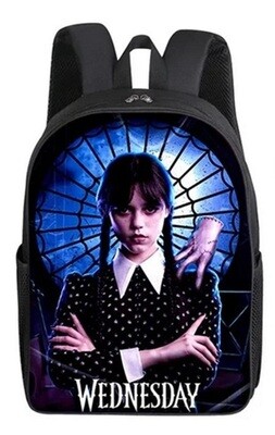 Sac à dos Mercredi Addams avec sac bandoulière et étuit a crayon