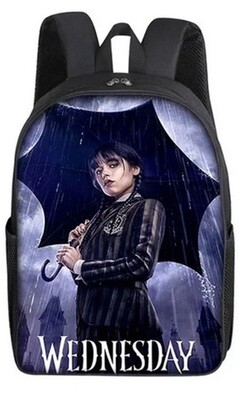 Sac à dos Mercredi Addams avec sac bandoulière et étuit a crayon