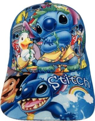 Casquette Stitch canard- Bleu