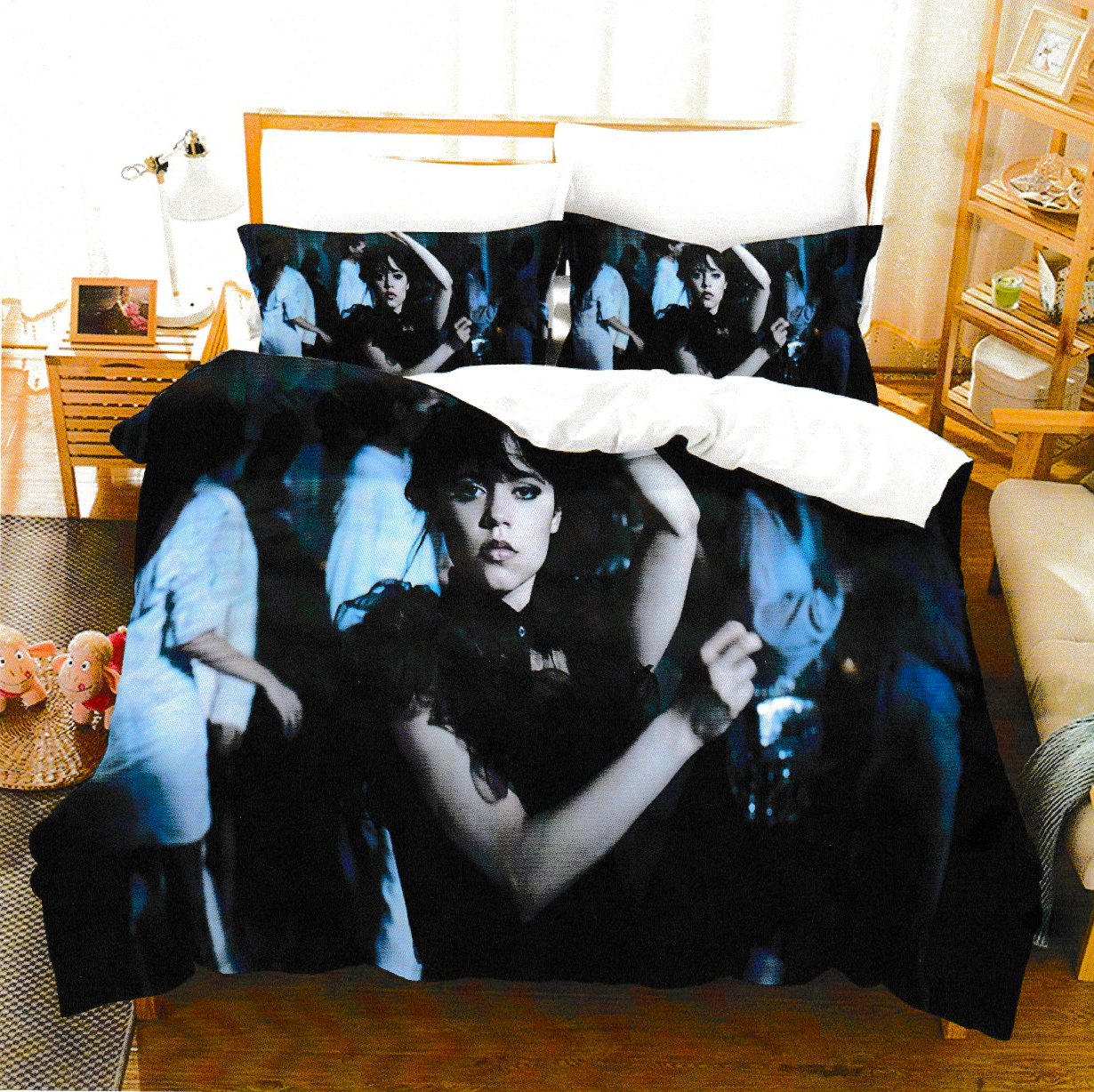 Ensemble de housse de couette Mercredi Addams