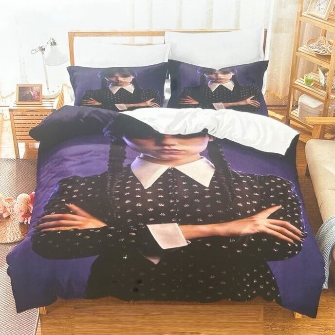 Ensemble de housse de couette Mercredi Addams