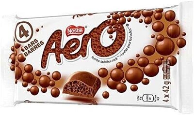 Nestlé AERO 4 barres de chocolats