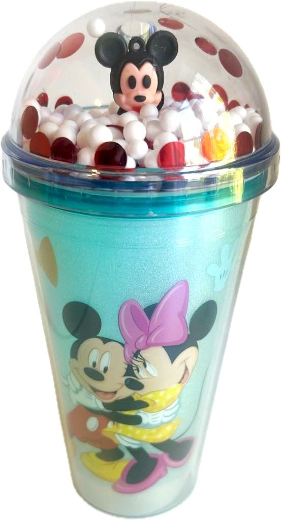 Verre lumineux Mickey- Turquoise