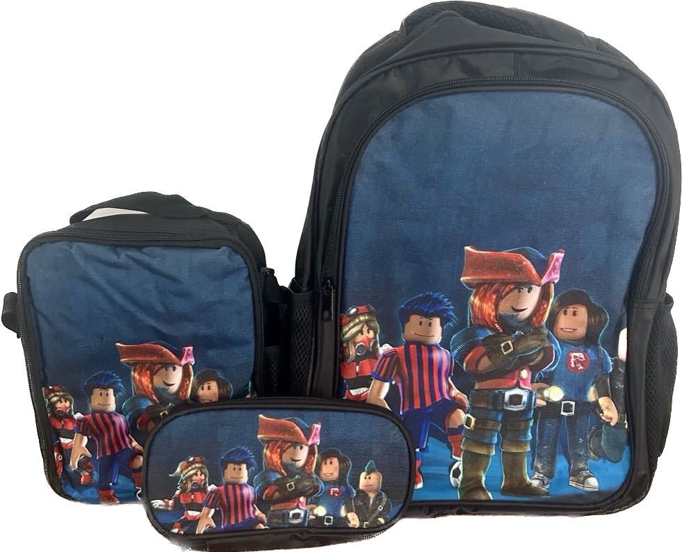 Sac à dos Roblox avec sac a lunch et étuit a crayon