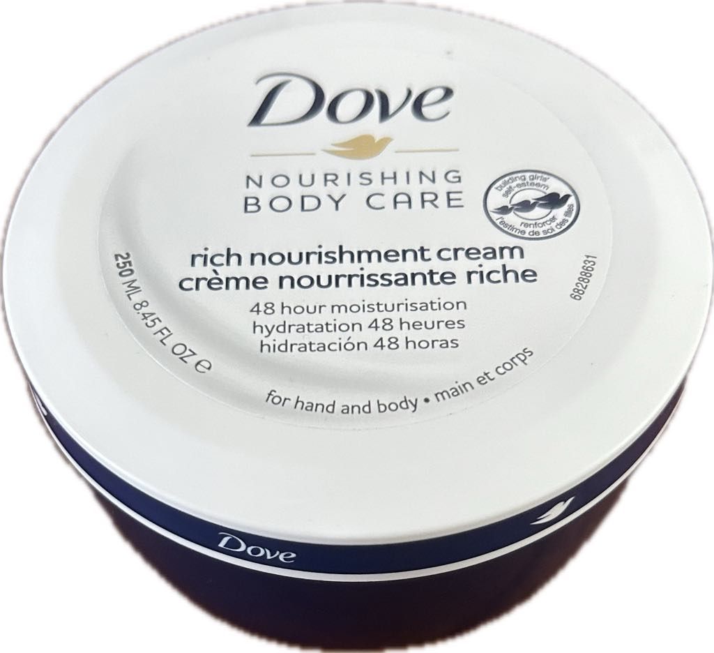 Dove Crème nourrissante riche main et corps