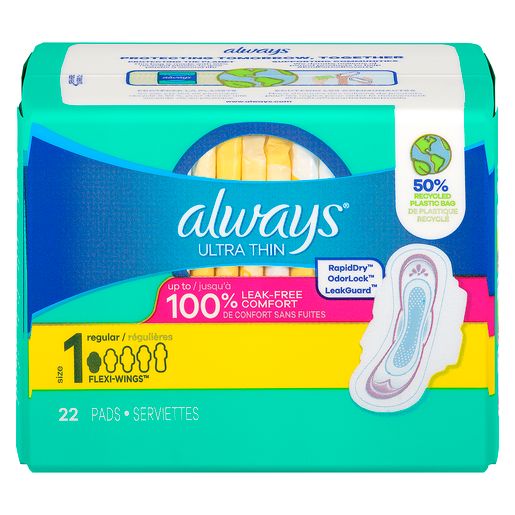 Always Régulier, 22 Serviettes