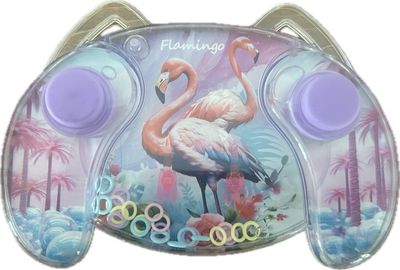 Jeux d'eau flamant rose
