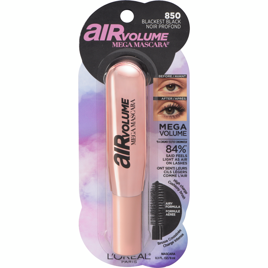 L'Oréal Paris Air Volume Mega Mascara, Noir profond  #850