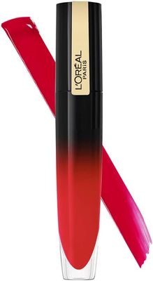 L'Oréal Paris Brilliant Signature Encre brillante pour les lèvres, couleur vive, Be Brilliant #311