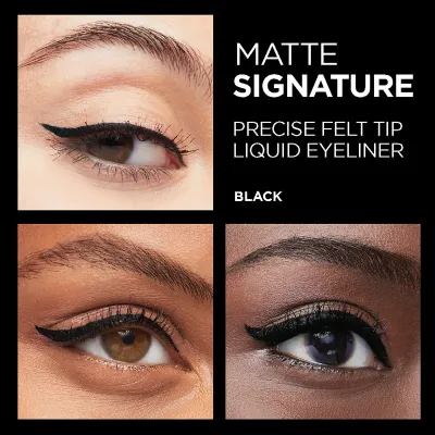 Mat Signature eye-liner liquide trempage finition mate vive noir #700