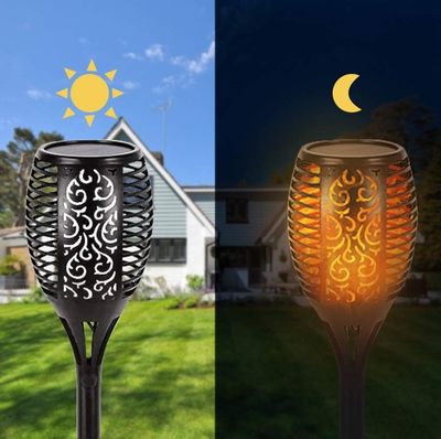 Lanterne Solaire effec de flammes