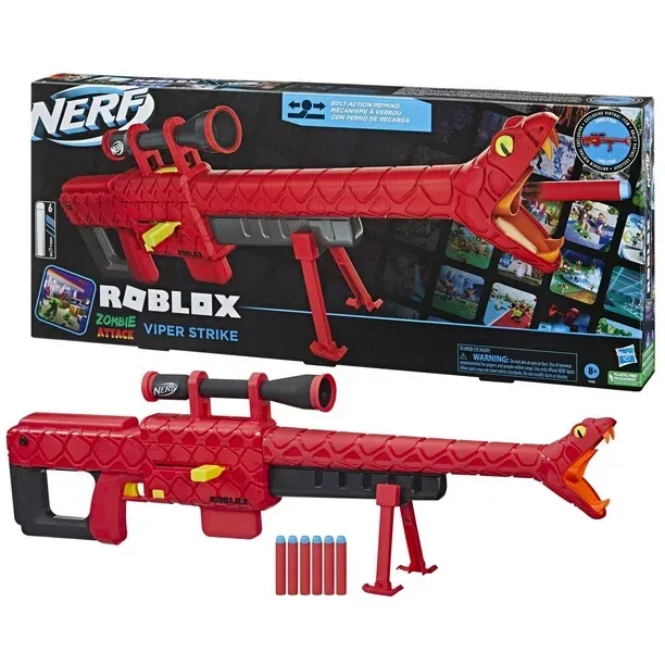 Nerf Roblox Zombie Attack : Viper Strike, blaster à fléchettes