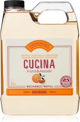 Cucina Fruits &amp; Passion Savon à vaisselle Orange Sanguinelli et fenouil 1L