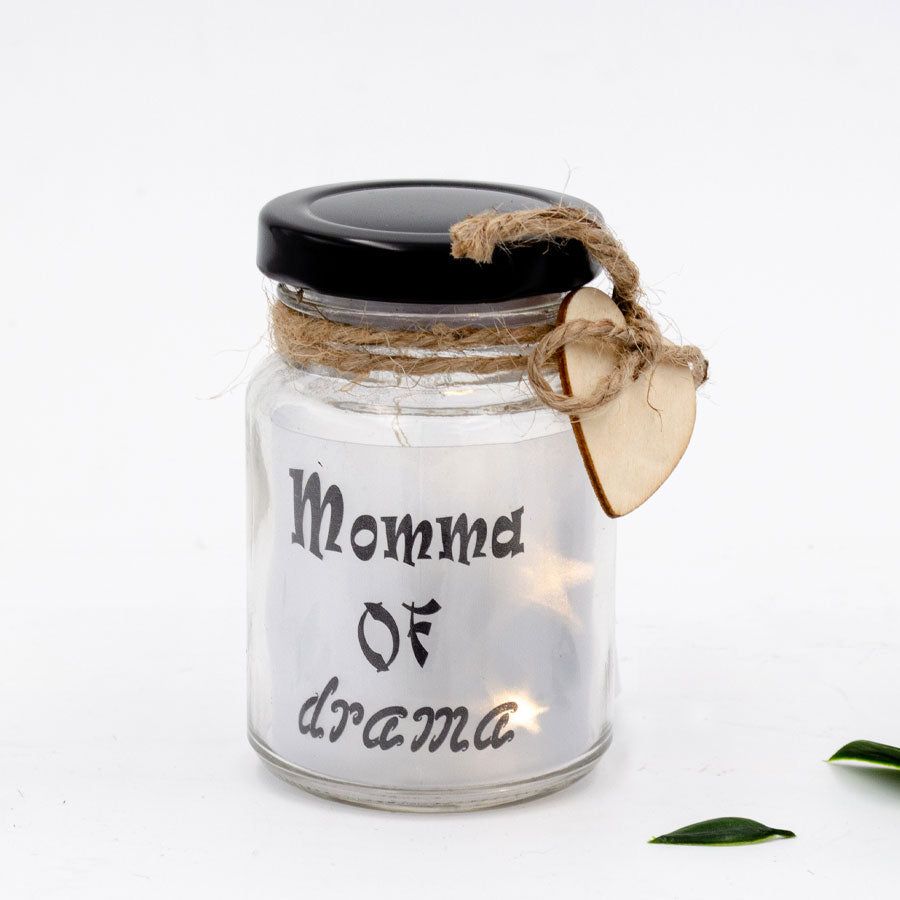 Pot en verre LED (Momma of drama)