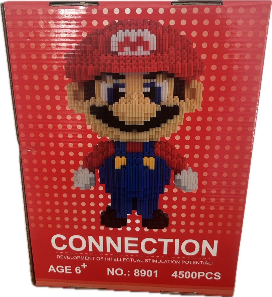 Lego figurine 3D Mario