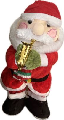 Père Noël chantant Noël