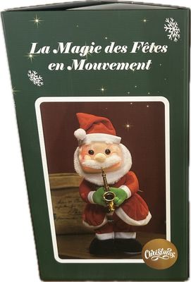 Père Noël chantant Noël
