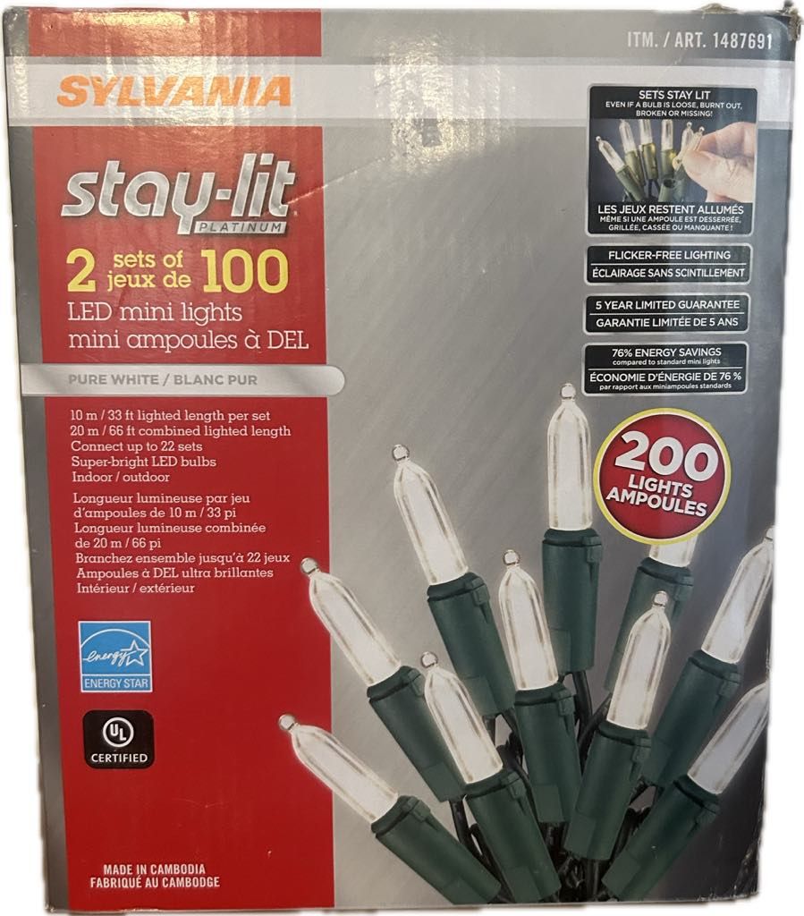 Lumière extérieur Noël