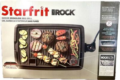 Starfrit Grill barbecue d'intérieur sans fumée
