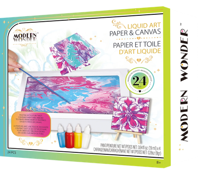 Papier et toile d'art liquide