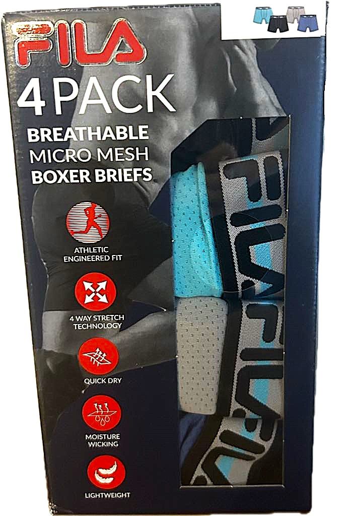 Ensemble de 4 boxeurs Fila Microfibre *VENTE FINALE*