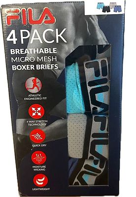 Ensemble de 4 boxeurs Fila Microfibre *VENTE FINALE*