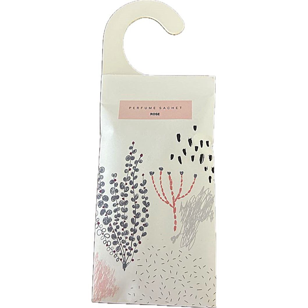 Sachet Parfumé avec Cintre Rose