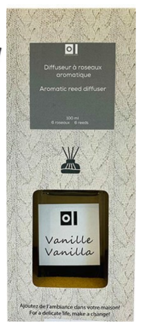 Roseaux diffuseur à la Vanille