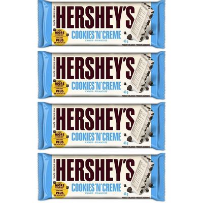 Hershey's Chocolat au lait crème de biscuit (Lot de 4)