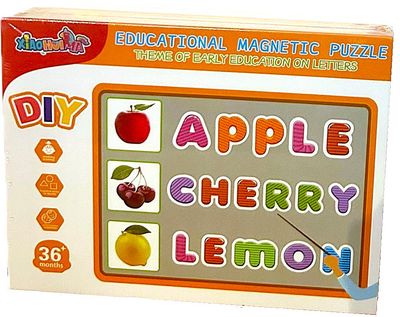 Jeux magnétiques de lettre