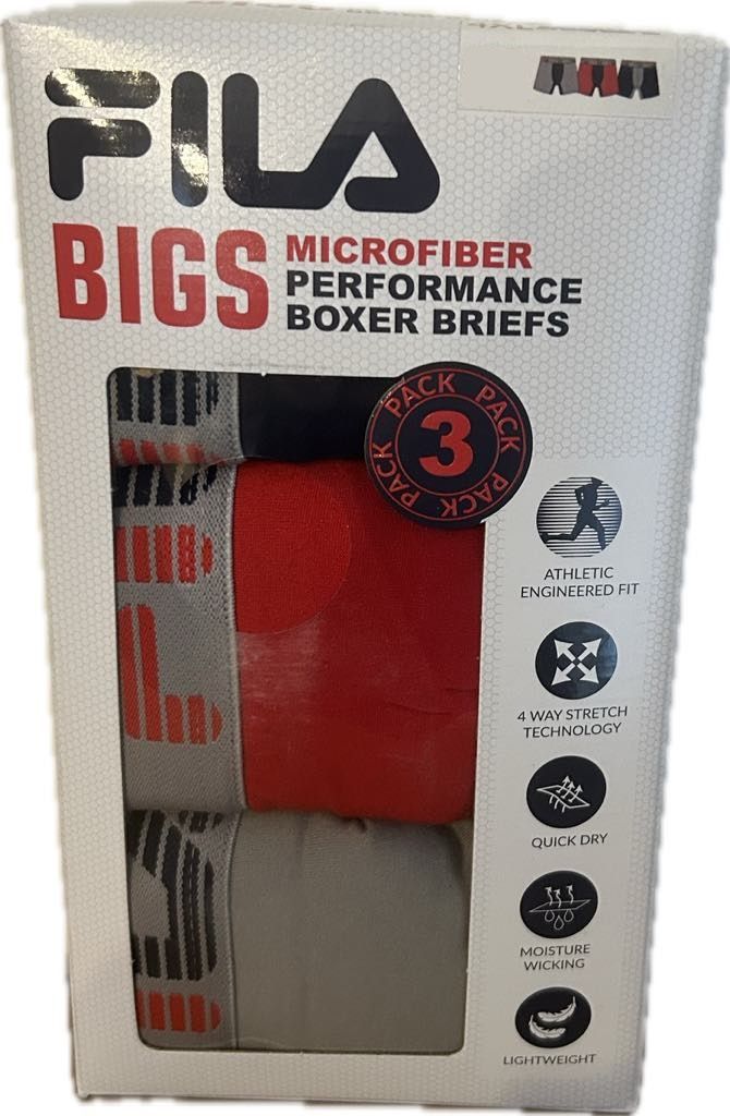 Ensemble de 3 boxeurs Fila Microfibre *VENTE FINALE*