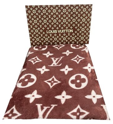 Couverture Louis Vuitton- Brun