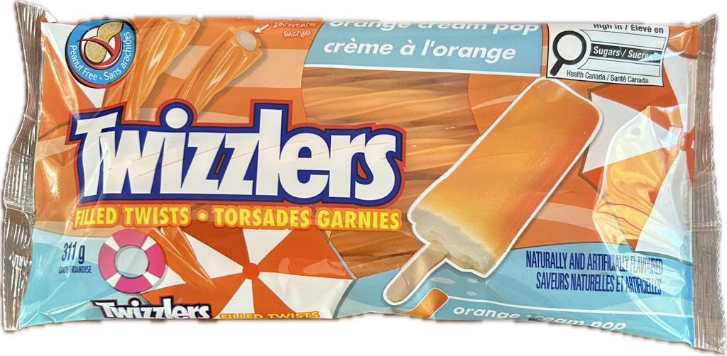 Crème à l'orange TWIZZLERS Friandises, 453g