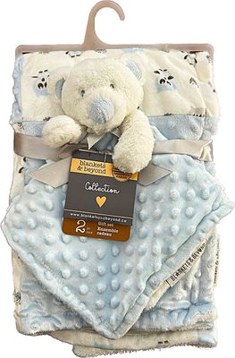 Ensemble couverture et toutou