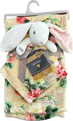 Ensemble couverture et toutou