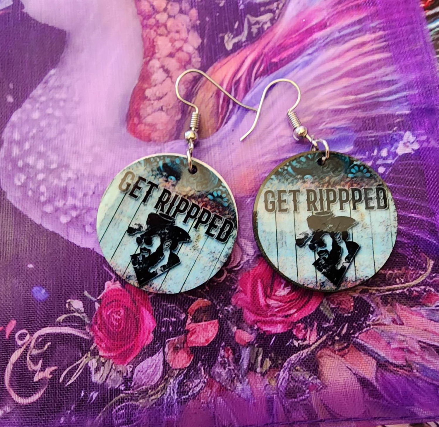 Get Ripped Round Earrings