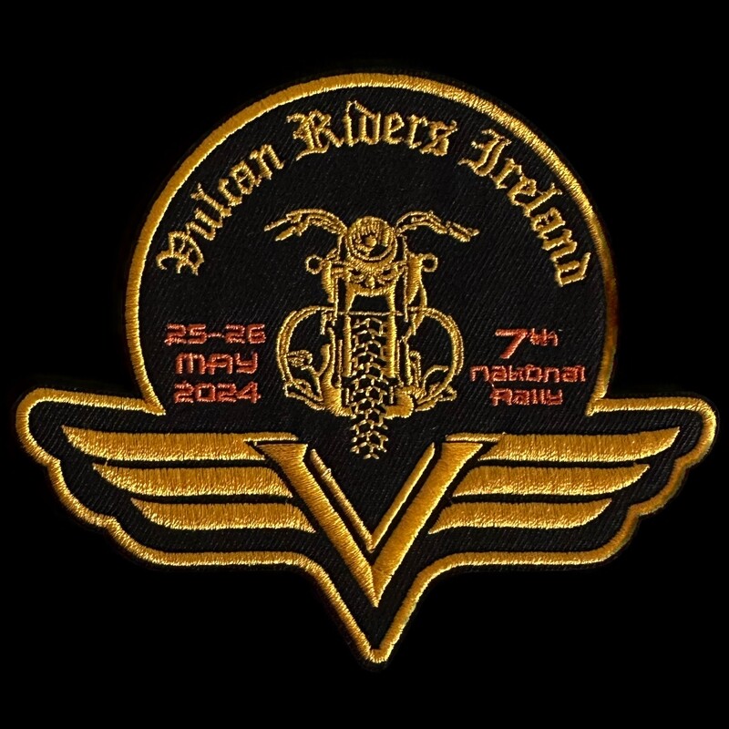 Vulcan Riders Ireland 7th National Rally 2024 Patch