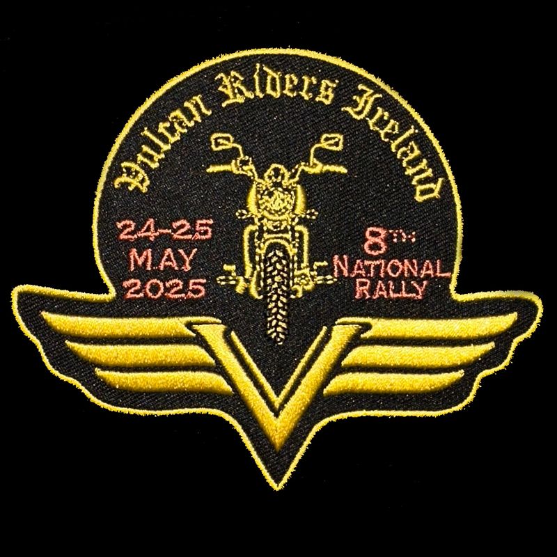 Vulcan Riders Ireland 8th National Rally 2025 Patch