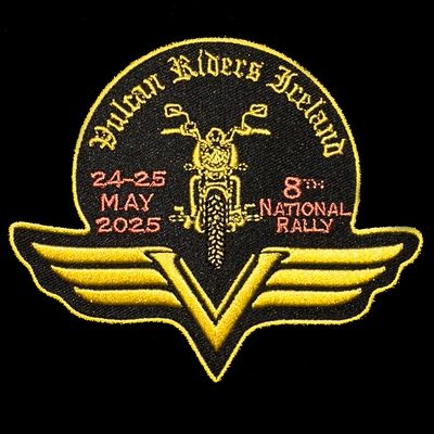Vulcan Riders Ireland 8th National Rally 2025 Patch