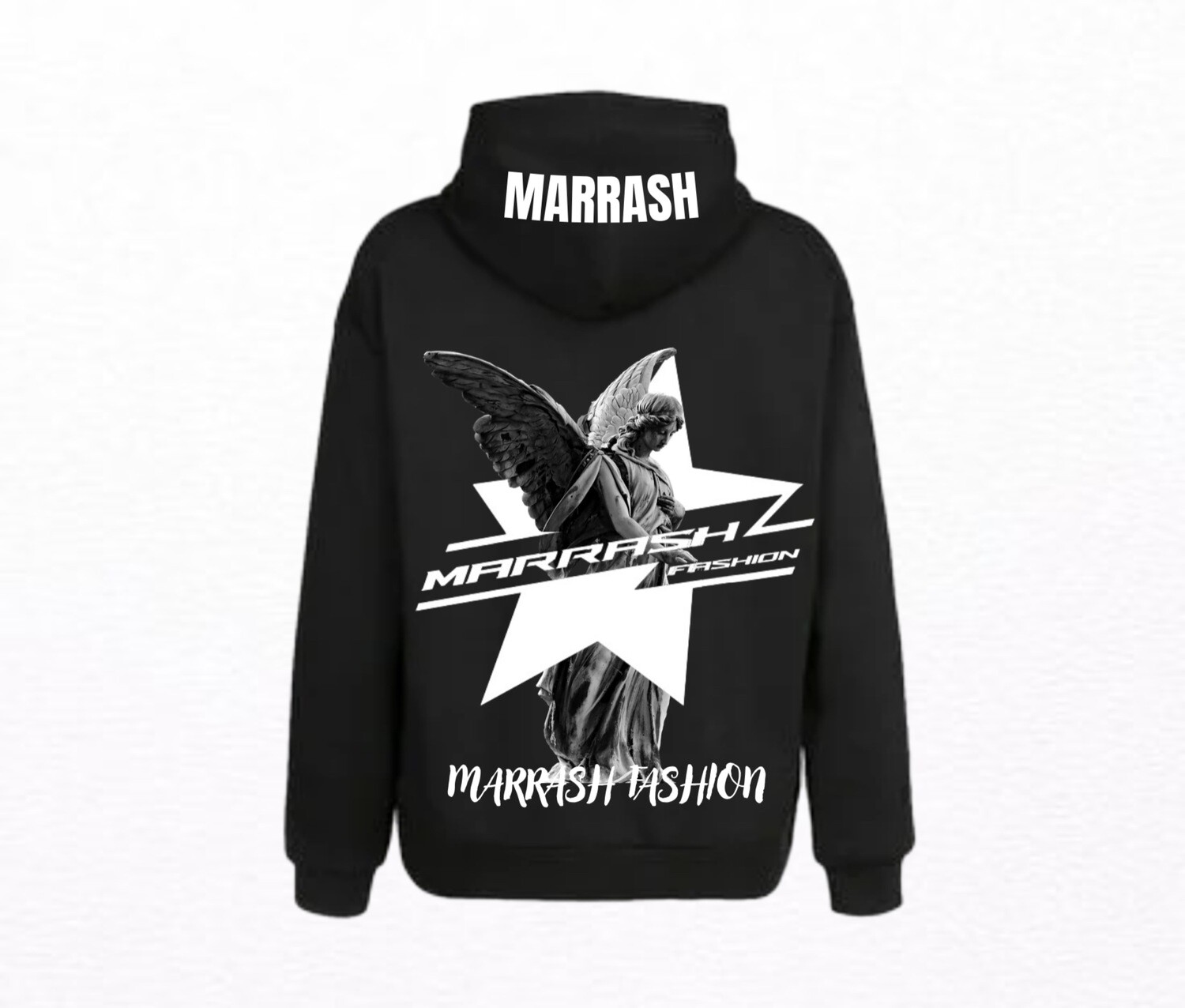 marrash hoodie angel black