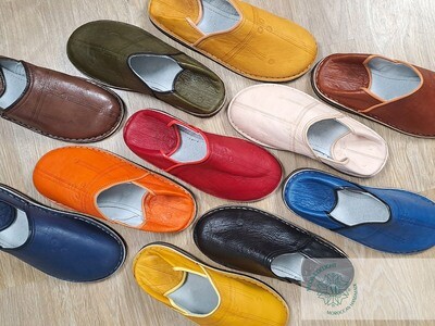 Moroccan Babouche Shoes, Mens Moroccan Slippers, Handmade Leather Shoes, Mules, Slip on Shoes, Handmade Organic Shoes