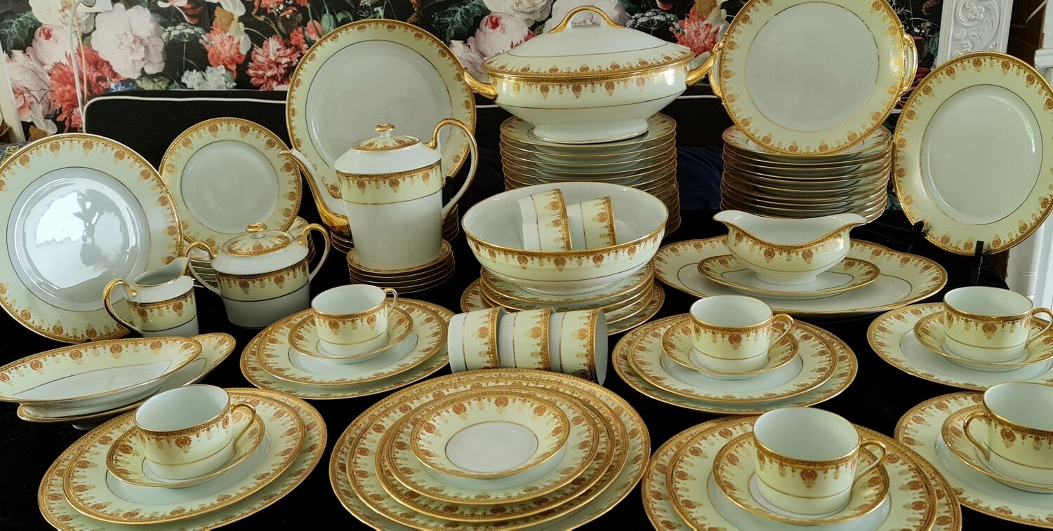 Limoges Malmaison dinner and tea service